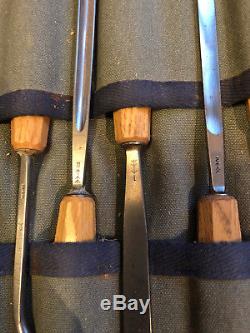 Pfeil Set of 14 Swiss Made Wood Carving Tools Chisel Gouge 