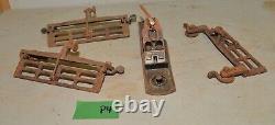 1 Stanley Bailey # 5 body & 3 antique plane fence collectible woodworking lot P4