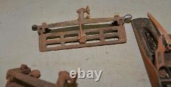 1 Stanley Bailey # 5 body & 3 antique plane fence collectible woodworking lot P4