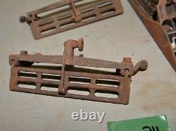 1 Stanley Bailey # 5 body & 3 antique plane fence collectible woodworking lot P4