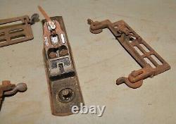 1 Stanley Bailey # 5 body & 3 antique plane fence collectible woodworking lot P4