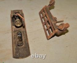 1 Stanley Bailey # 5 body & 3 antique plane fence collectible woodworking lot P4