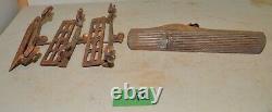 1 Stanley Bailey # 5 body & 3 antique plane fence collectible woodworking lot P4