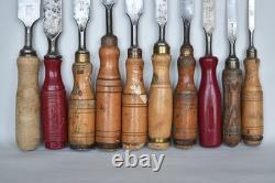 10 Vintage Swedish Bison Eskilstuna Jernbolaget E. A Berg Woodworking Chisels