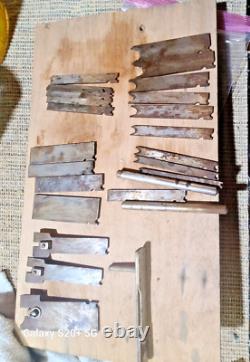 1080 CRAFTSMAN PLOW COMBINATION woodworking plane with 20+ cutters +canvas sleeve