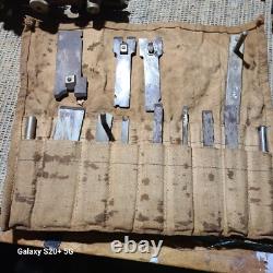 1080 CRAFTSMAN PLOW COMBINATION woodworking plane with 20+ cutters +canvas sleeve