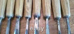 11 Swiss Made Professional Wood Carving tools with tool roll