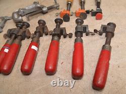 11 woodworking clamps Grand Wetzler Taylor & more collectible clamp tool lot