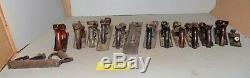 14 vintage hand planes Stanley & more collectible woodworking tool parts lot P3