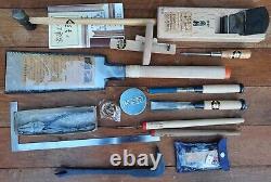 15 pieces Japanese woodworking tool kit Carpentry Tools Box