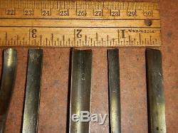 16 Vintage Otto Bergmann Berlin Carving Chisels Woodworking Tools