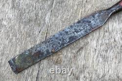 1800s Antique W. L. DERBY Carpenter's Wood Woodworking Carpentry Chisel Hand Tool