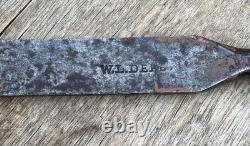 1800s Antique W. L. DERBY Carpenter's Wood Woodworking Carpentry Chisel Hand Tool