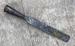 1800s Antique W. L. DERBY Carpenter's Wood Woodworking Carpentry Chisel Hand Tool