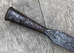 1800s Antique W. L. DERBY Carpenter's Wood Woodworking Carpentry Chisel Hand Tool