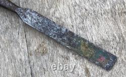 1800s Antique W. L. DERBY Carpenter's Wood Woodworking Carpentry Chisel Hand Tool