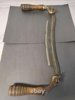 1895 A. J. Wilkinson & Co Folding Handle Draw Knife Curved Shave Woodworking Tool