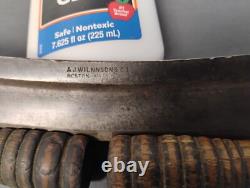 1895 A. J. Wilkinson & Co Folding Handle Draw Knife Curved Shave Woodworking Tool