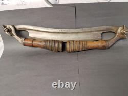 1895 A. J. Wilkinson & Co Folding Handle Draw Knife Curved Shave Woodworking Tool