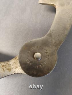 1895 A. J. Wilkinson & Co Folding Handle Draw Knife Curved Shave Woodworking Tool