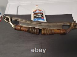 1895 A. J. Wilkinson & Co Folding Handle Draw Knife Curved Shave Woodworking Tool
