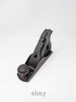 1910 PATENT DATE! Stanley Bailey no. 3 Hand Plane ANTIQUE Woodworking Tool