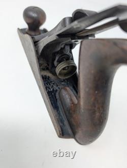 1910 PATENT DATE! Stanley Bailey no. 3 Hand Plane ANTIQUE Woodworking Tool