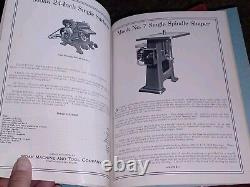 1932 Original MOAK MACHINE TOOL COMPANY WOOD WORKING MACHINERY CATALOG Michigan