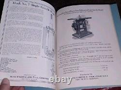 1932 Original MOAK MACHINE TOOL COMPANY WOOD WORKING MACHINERY CATALOG Michigan