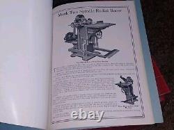 1932 Original MOAK MACHINE TOOL COMPANY WOOD WORKING MACHINERY CATALOG Michigan