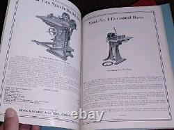 1932 Original MOAK MACHINE TOOL COMPANY WOOD WORKING MACHINERY CATALOG Michigan