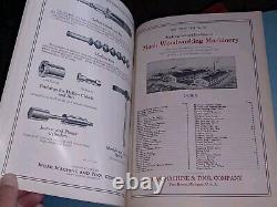 1932 Original MOAK MACHINE TOOL COMPANY WOOD WORKING MACHINERY CATALOG Michigan