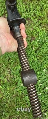 19th CENTURY LARGE RARE CAST END VISE BENCH WOOD VISE WOODWORKING CARPENTRY OLD