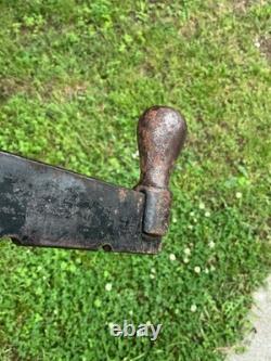 19th CENTURY LARGE RARE CAST END VISE BENCH WOOD VISE WOODWORKING CARPENTRY OLD