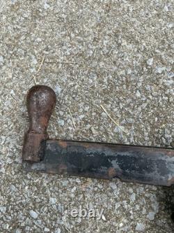 19th CENTURY LARGE RARE CAST END VISE BENCH WOOD VISE WOODWORKING CARPENTRY OLD