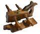 19th Century Sash Screwstem Plough Plow plane, antique carpenters woodwork