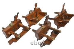 19th Century Woodworkers Plough Plow Planes, English, super examples