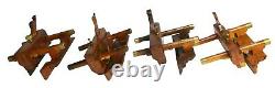 19th Century Woodworkers Plough Plow Planes, English, super examples