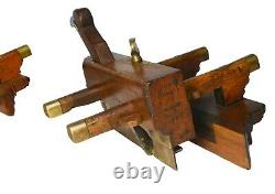 19th Century Woodworkers Plough Plow Planes, English, super examples