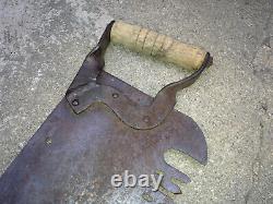 2 ANTIQUE 51 One Man Crosscut Logging Saw Lot Bucksaw Woodwork Tool