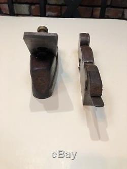 2 Antique Infill Metal Woodworking Plane Spiers Ayr
