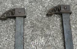 2 Large CT Co 48 Bar Clamps No. 514-A USA Made Vintage Woodworking Tools
