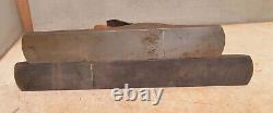 2 Stanley Bailey plane # 6 No 7 early collectible woodworking tool lot P1