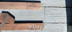 2 Vintage Wood Bar Clamps Adjustable Woodworking Clamp Tool 48 Total 57 Long