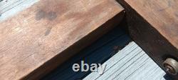 2 Vintage Wood Bar Clamps Adjustable Woodworking Clamp Tool 48 Total 57 Long