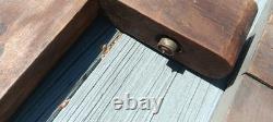 2 Vintage Wood Bar Clamps Adjustable Woodworking Clamp Tool 48 Total 57 Long