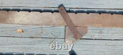 2 Vintage Wood Bar Clamps Adjustable Woodworking Clamp Tool 48 Total 57 Long