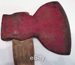 2 antique broad axes collectible woodworking carving tools bench hatchet axe lot