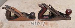 2 vintage No 3 plane Stanley pat 1902 & Fulton collectible woodworking tool lot