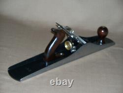 #22 Vintage 1929 1930 Stanley Bailey No 6C Type 14 Corrugated Wood Plane Tool